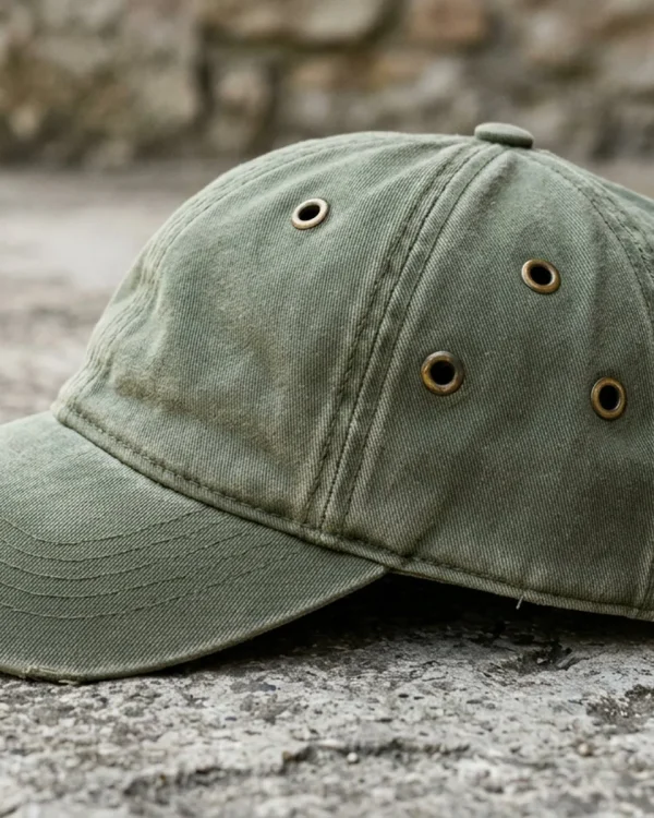 Washed Field Cap · Olive