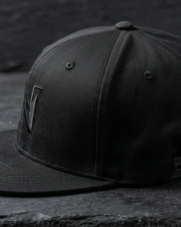 Blackout Flat-Brim Snapback